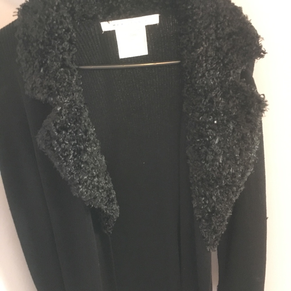 Max Studio black long cardigan